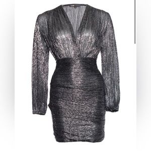 Maje Metallic Dress (excellent condition)